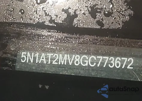 2016 Nissan Rogue Sv z USA, uszkodzony, nr VIN 5N1AT2MV8GC773672